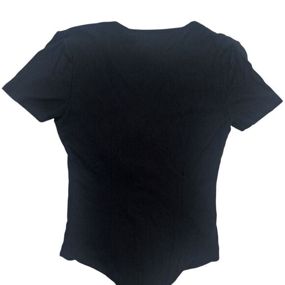 2 for $30 REVOLVE PRIVACY PLEASE Xenia Black Lace-Up Bodysuit - Picture 6 of 13